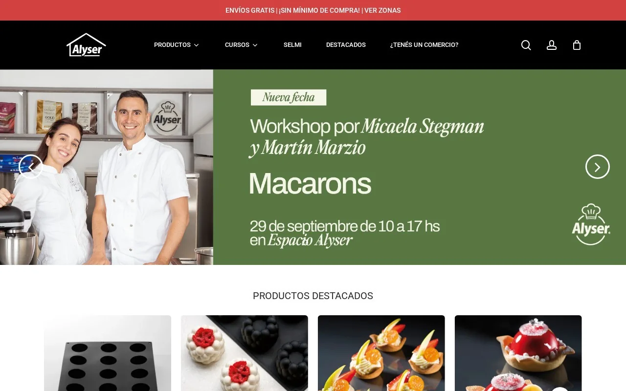Tienda online de Alyser Market