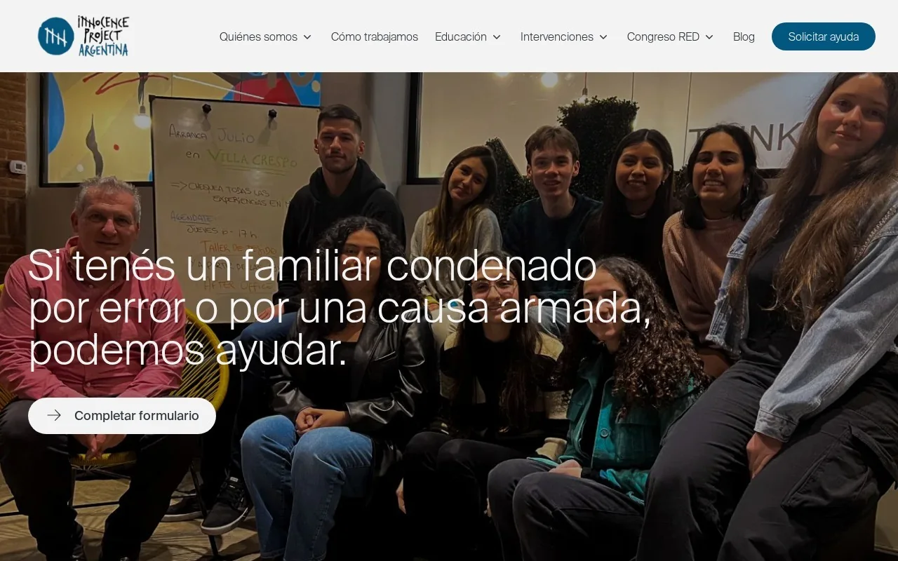 Home de Innocence Project Argentina