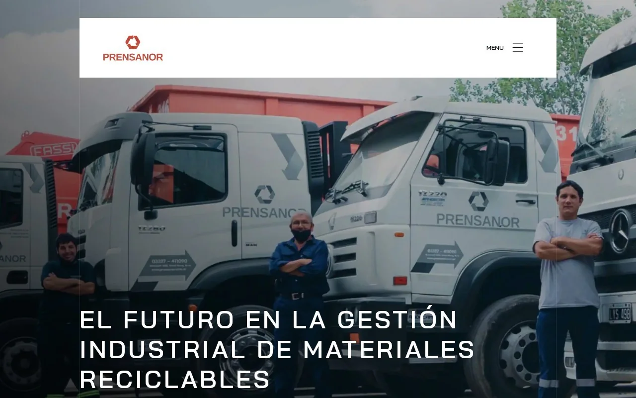 Home de Prensanor, gestión industrial de materiales reciclables