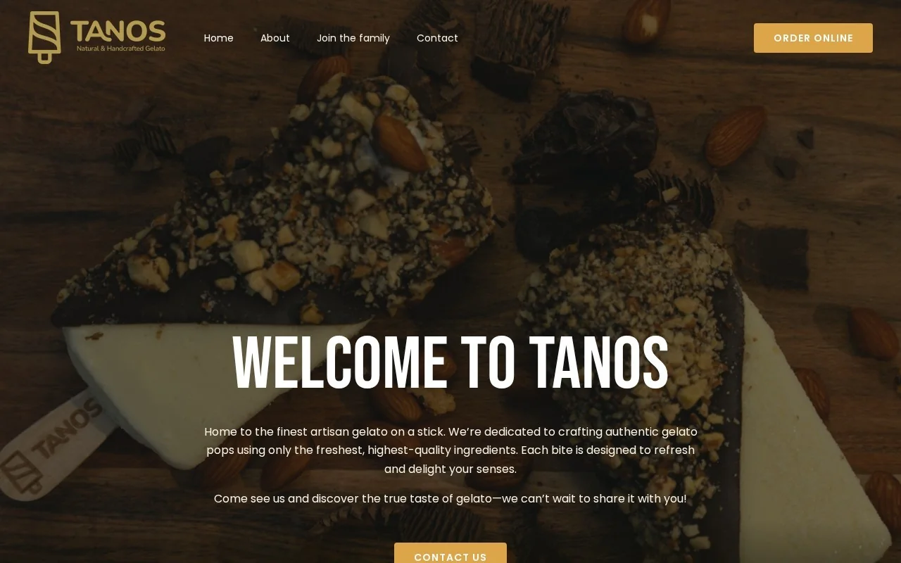 Home de Tanos Gelato, Nueva Zelanda
