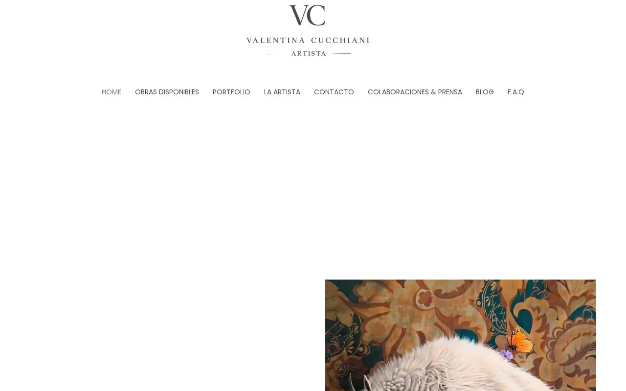 Home de VC Arte, Valentina Cucchiani