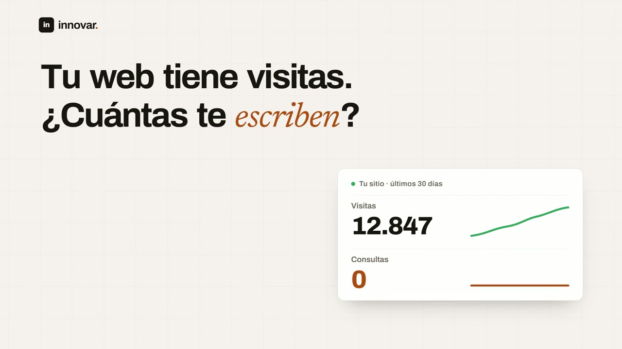 Primer cuadro: Video institucional de Innovar